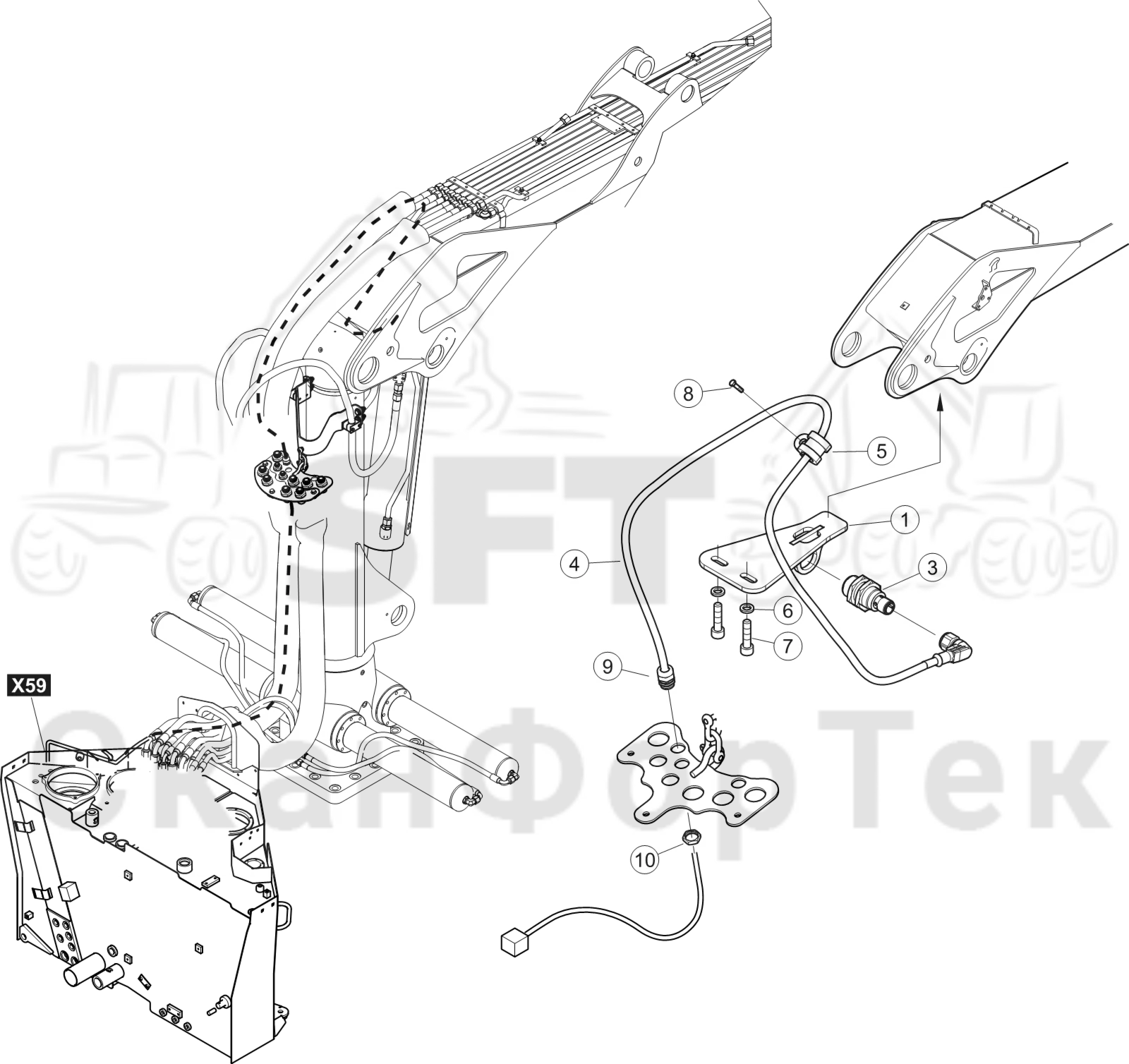 Схема: Комплект электрооборудования 3132015081-