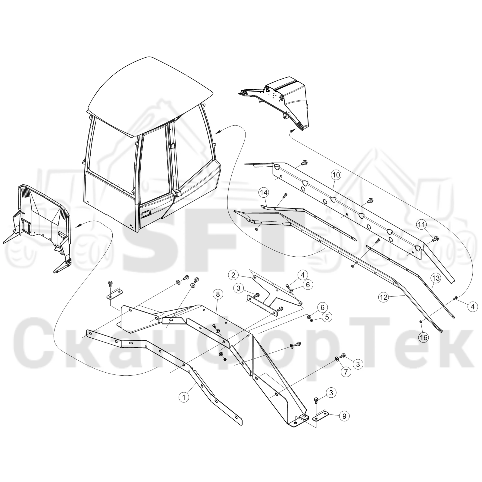 Схема: Защита Comfort Ride
