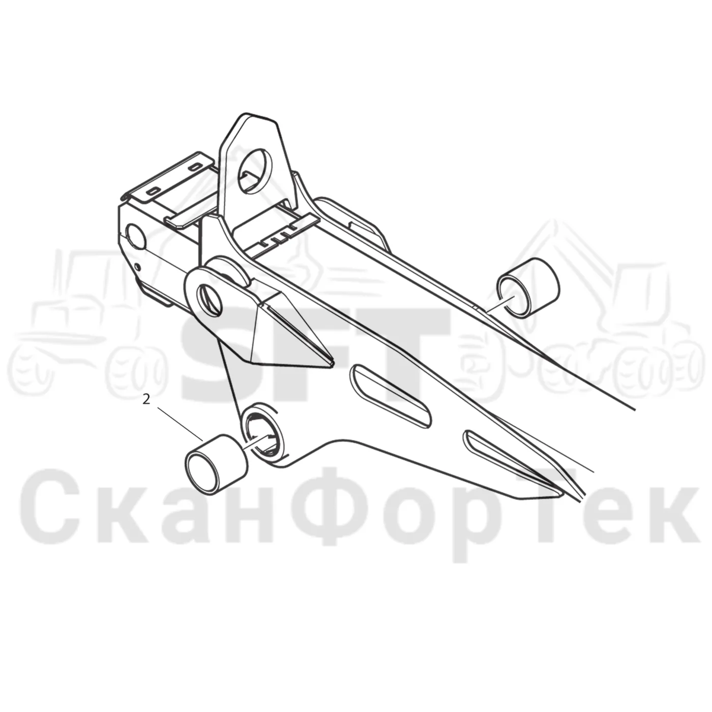 Схема: Стрела,​ наружная/Smart Crane  8750011472- · Втулка