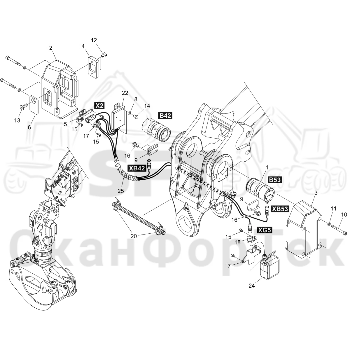 Схема: Сборочный комплект  8950011231-