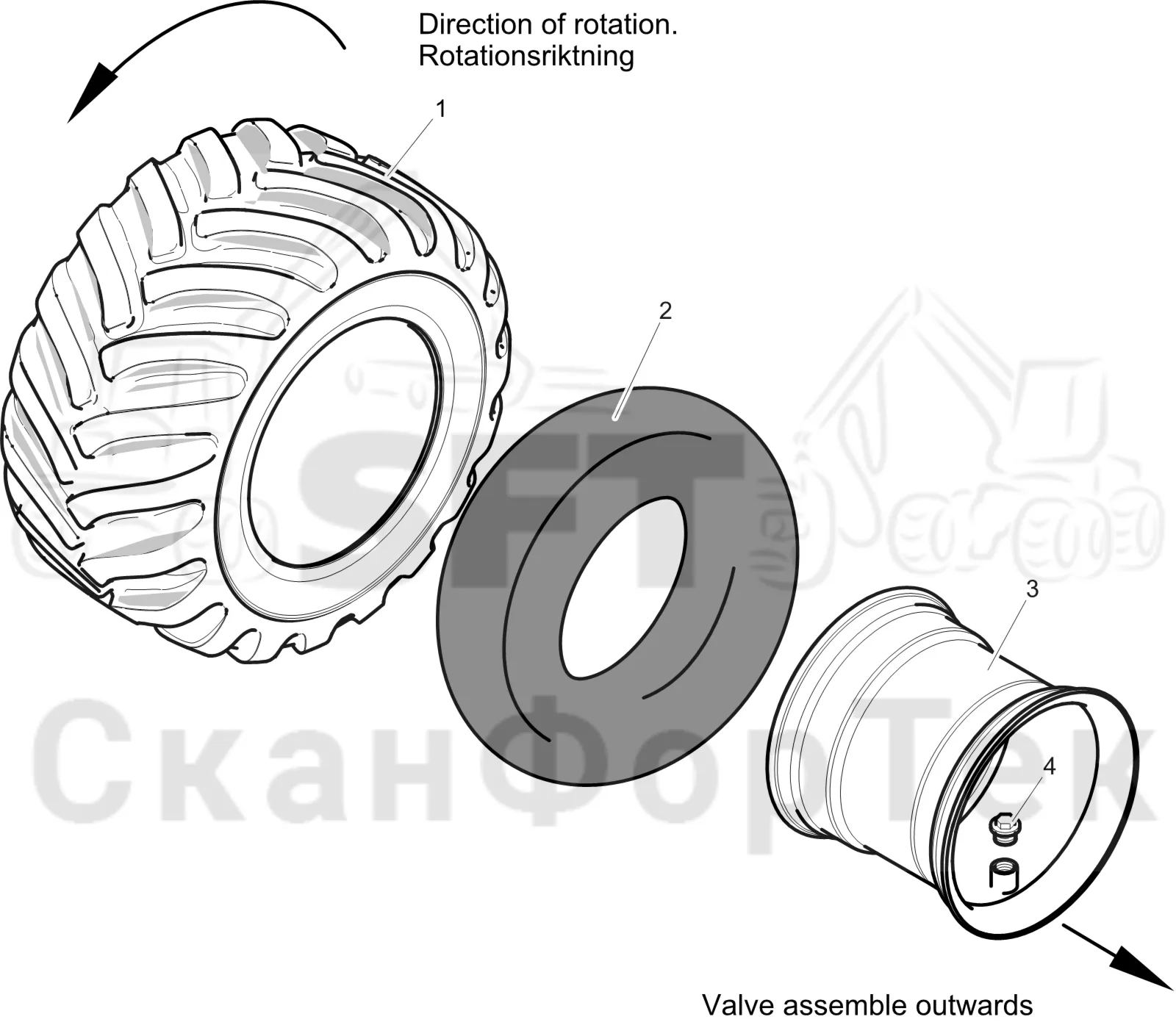 Схема: Nokian 710/45-26,​5 FR