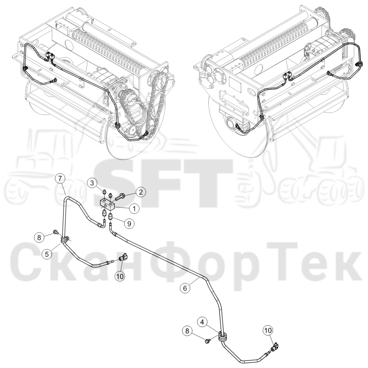 Схема: Смазка