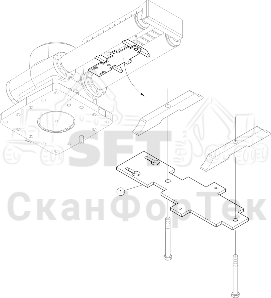 Схема: Коробка для хранения · Монтаж