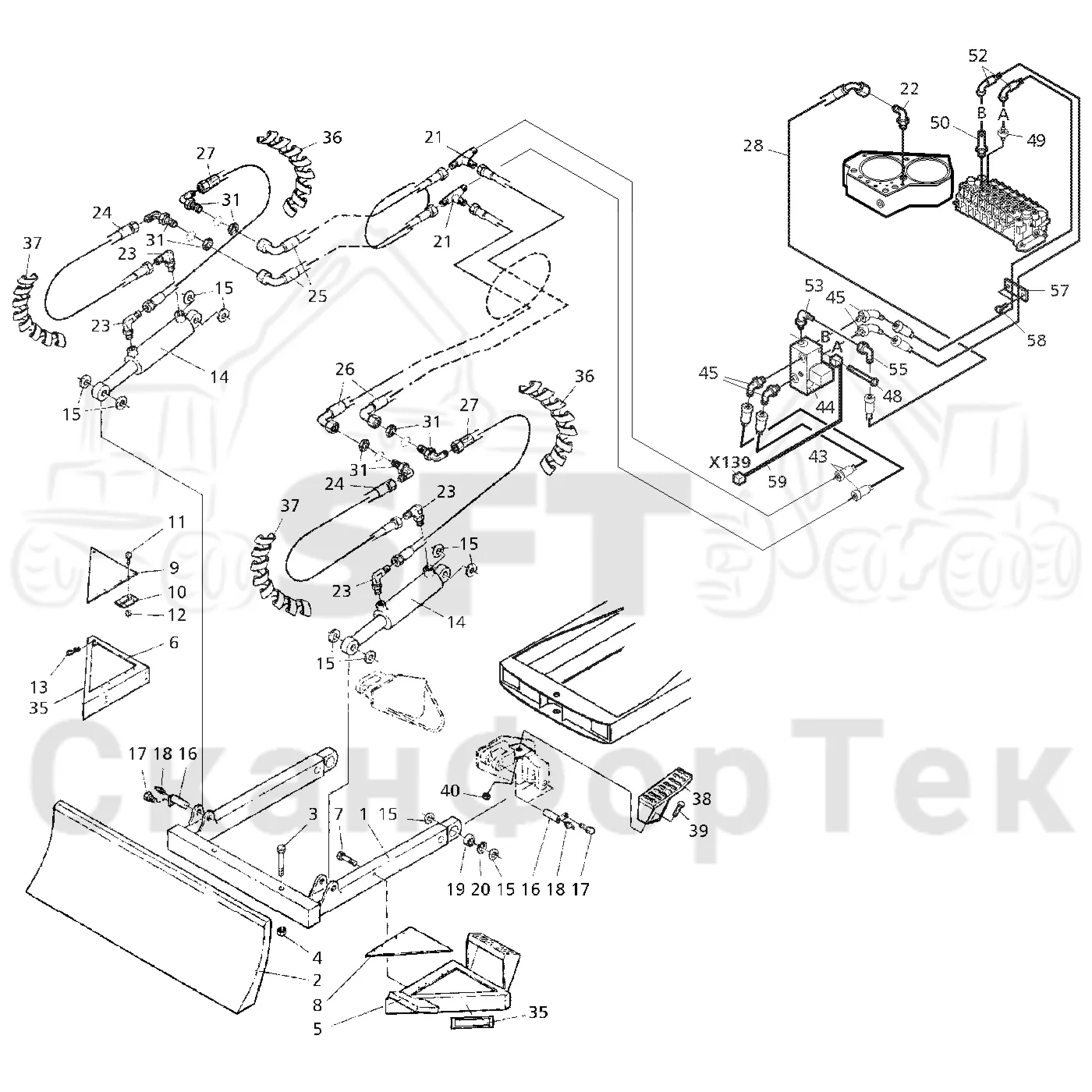 Схема: Строгальное лезвие 211401-