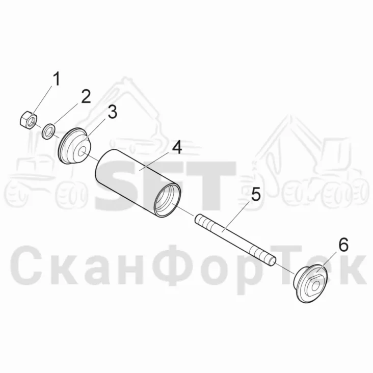 Схема: Набор для цапфы