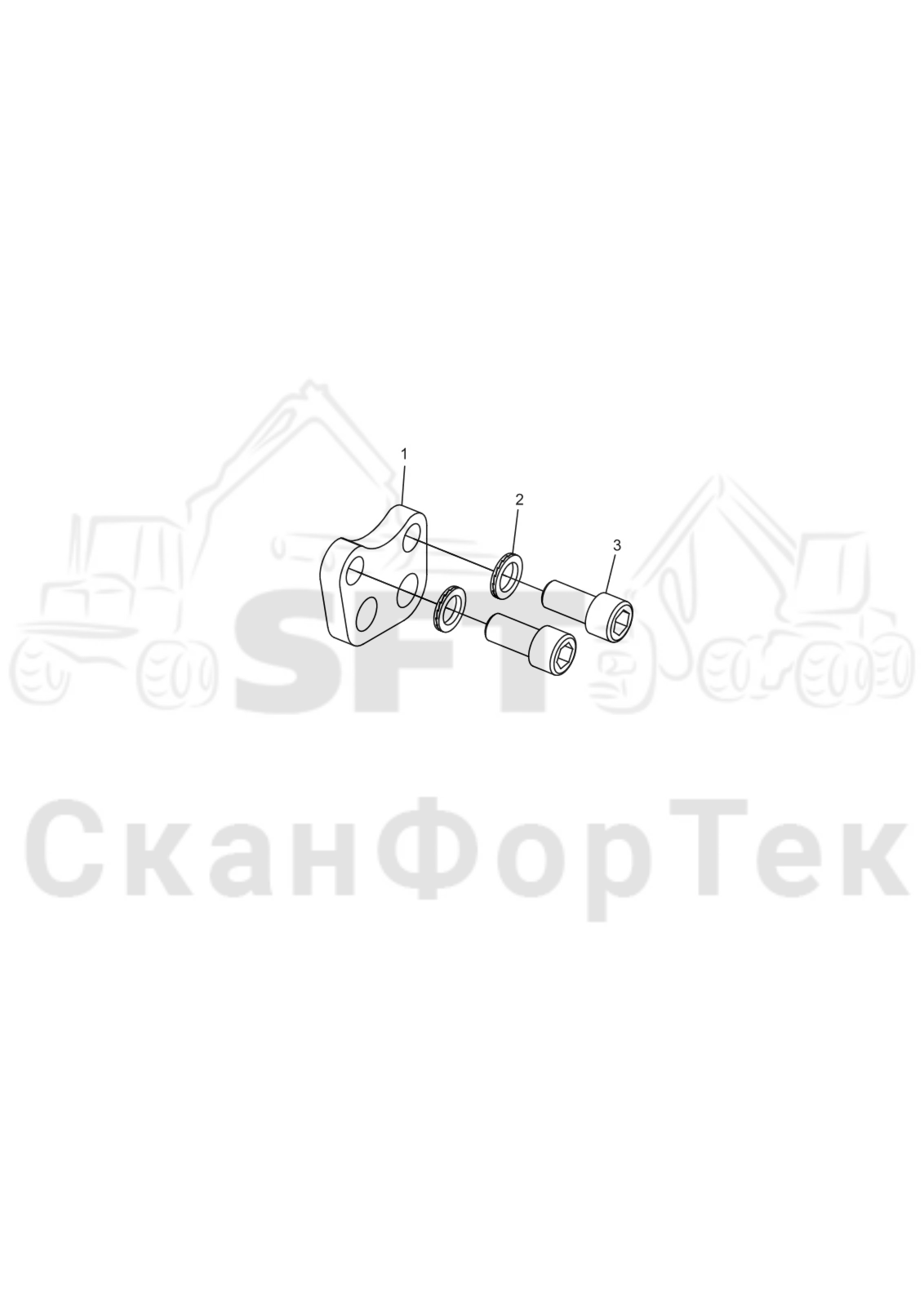 Схема: Корчевка пней · Монтаж 3092024101-