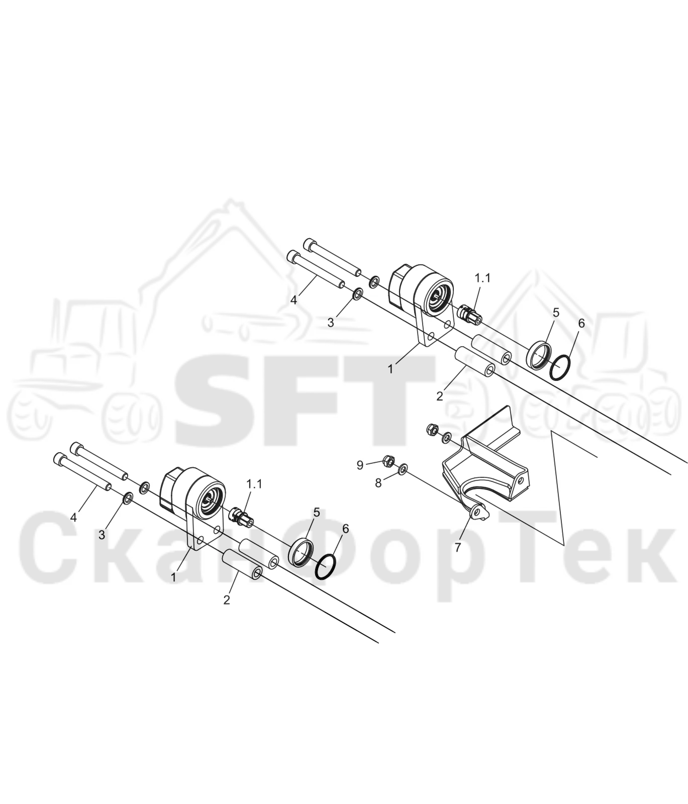 Схема: Измерение диаметра