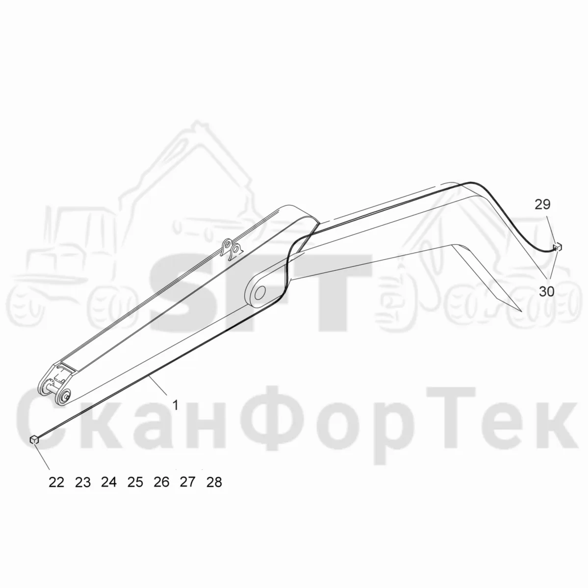 Схема: шасси · Комплект кабелей шасси