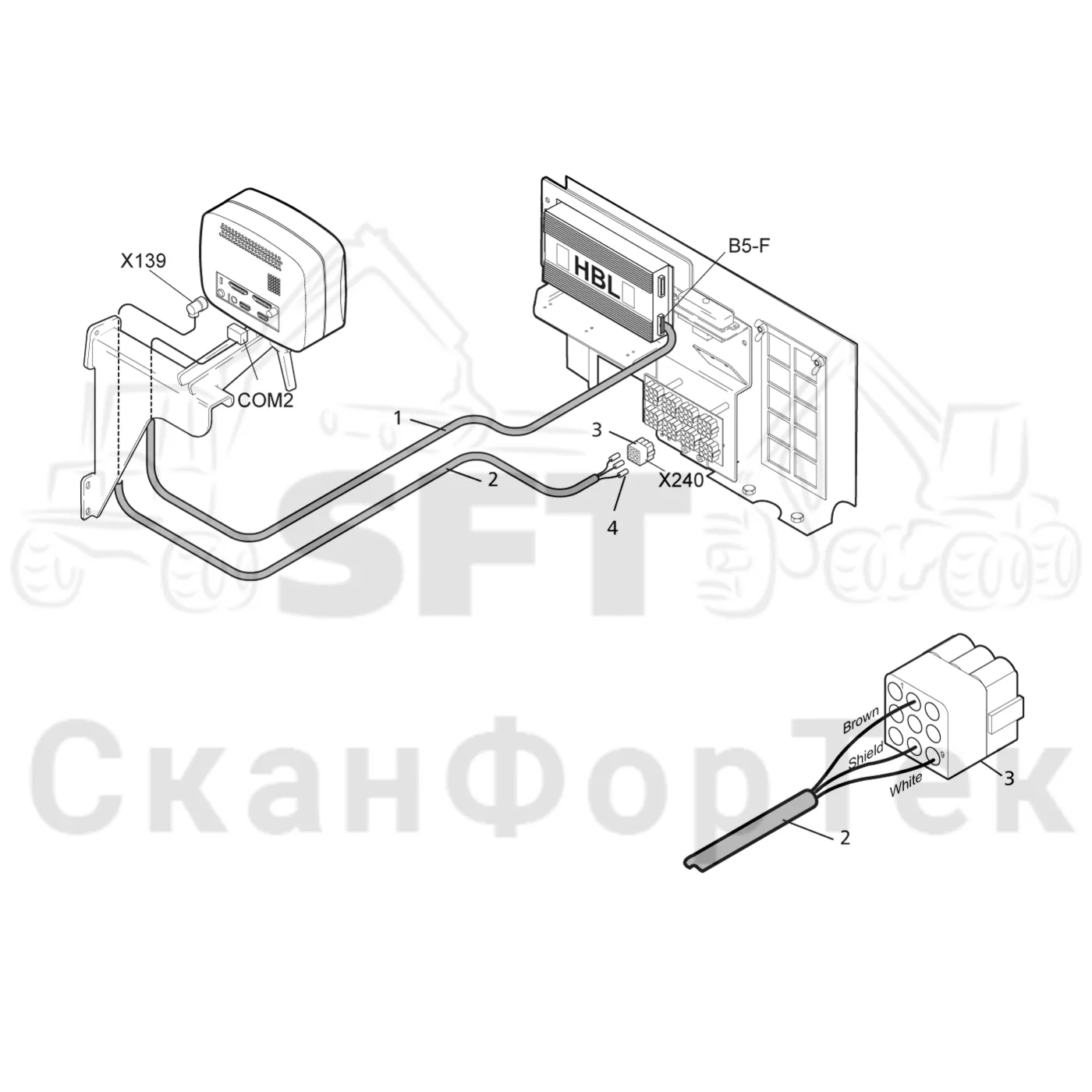 Схема: Электрооборудование MPU