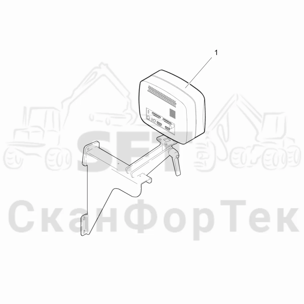 Схема: Электронный блок PCU-3