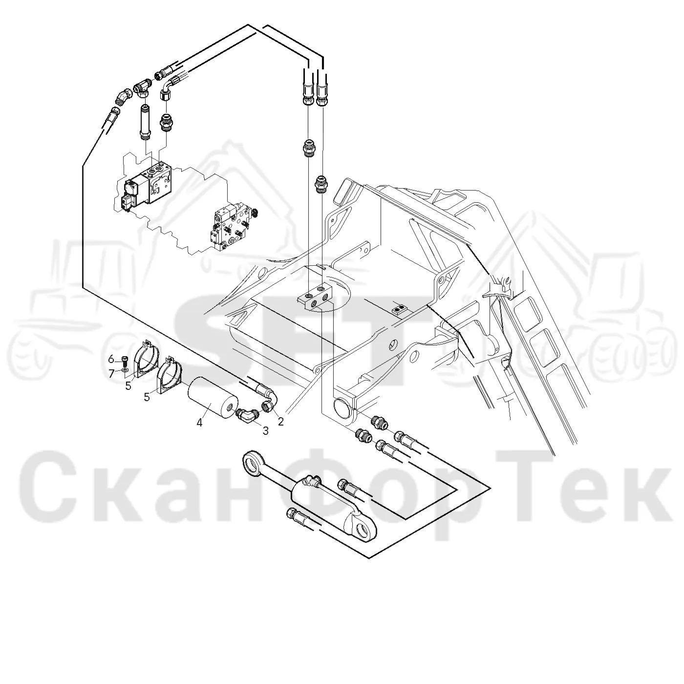 Схема: Accumulator topsaw