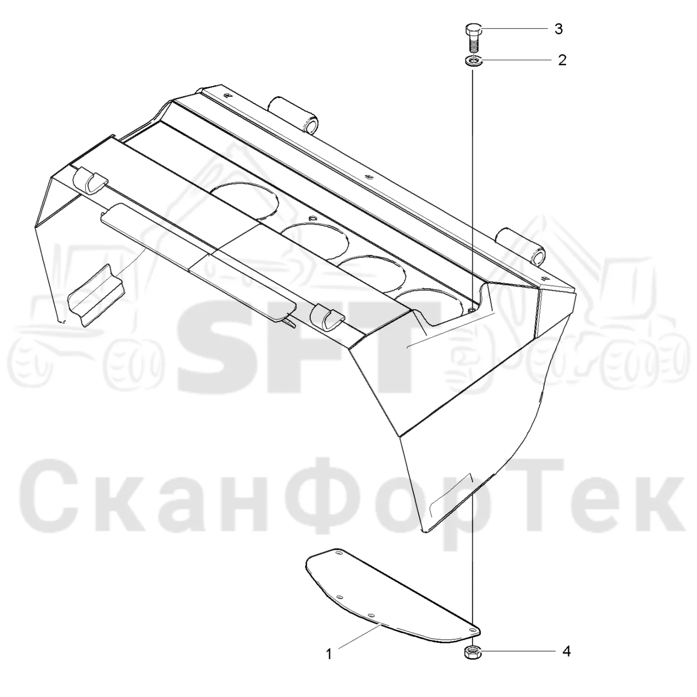 Схема: Стыковая накладка
