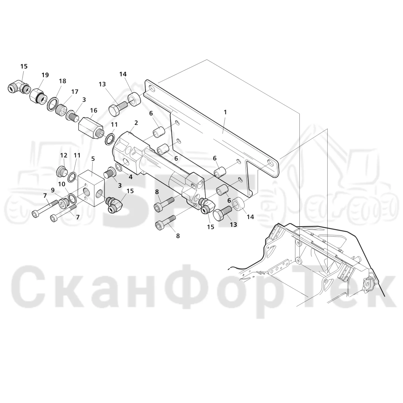 Схема: Масляный насос