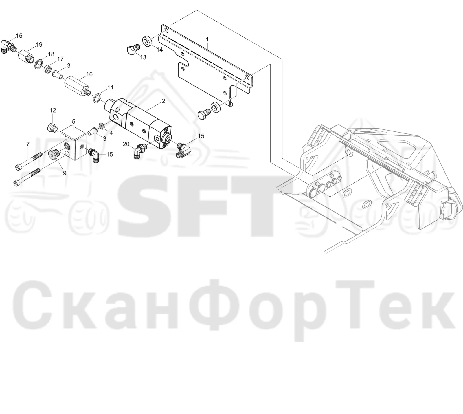 Схема: Масляный насос 3701002711-