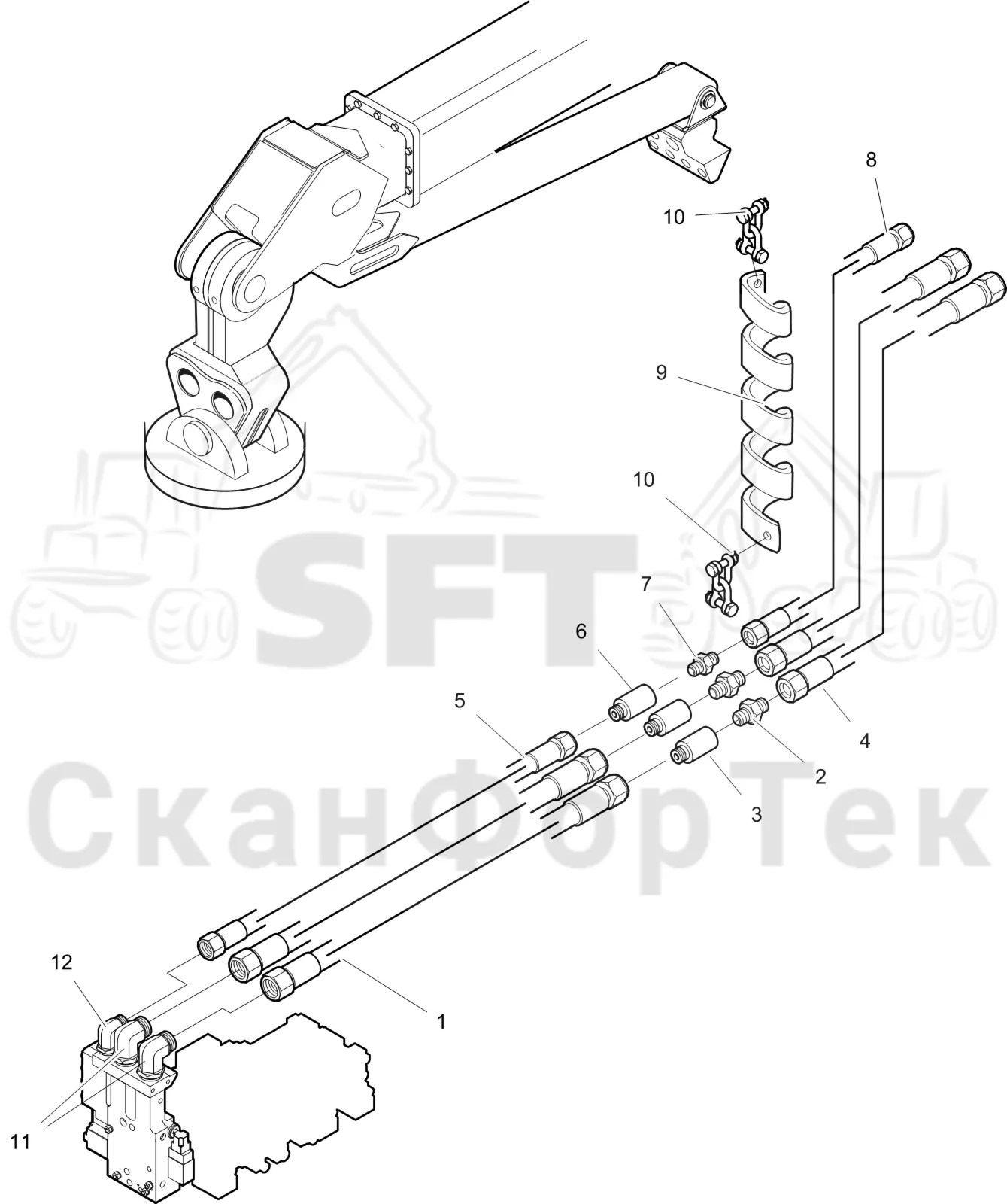 Схема: Crane-head CRH 15/18 electric 