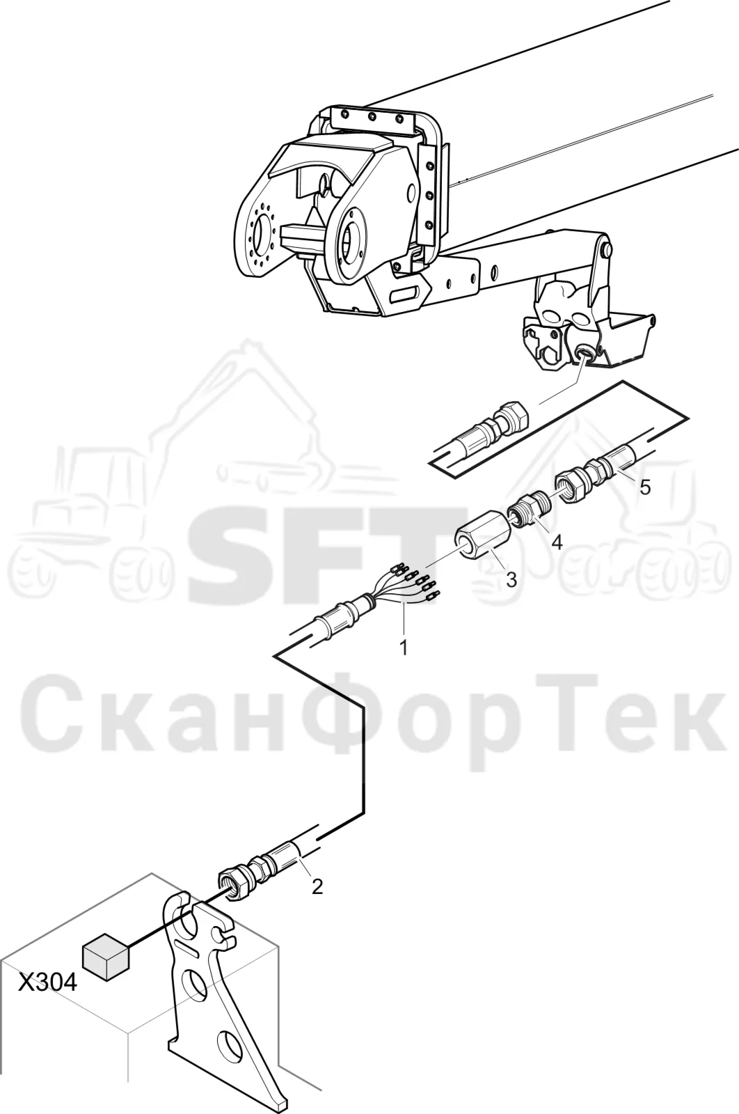 Схема: Комплект электрооборудования ORFS/Краткий