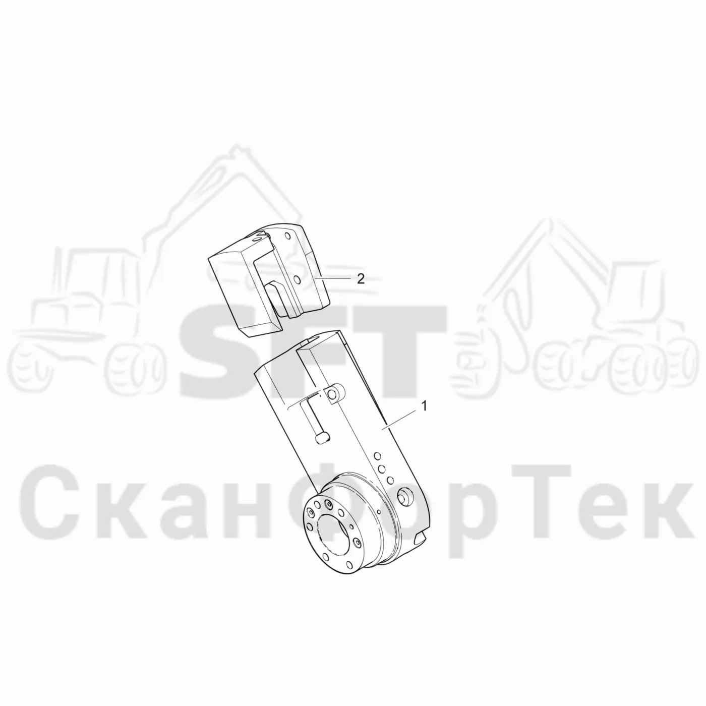 Схема: Установка лезвия устройства резки