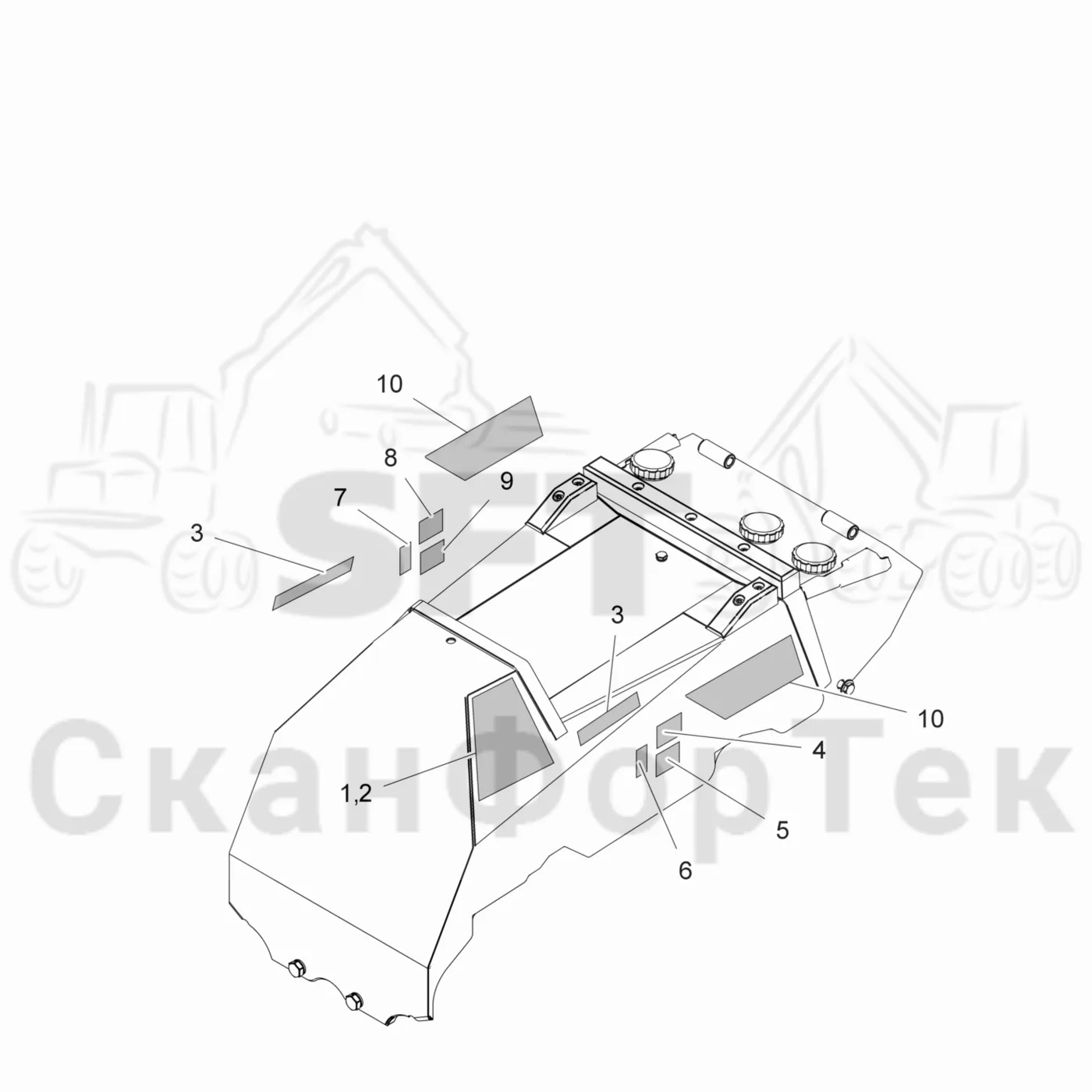 Схема: Бирки Испания