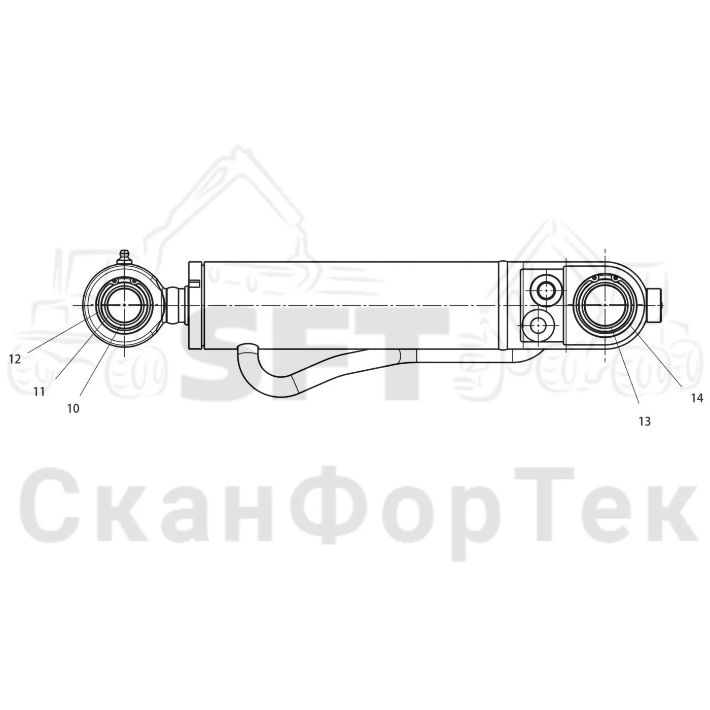 Схема: Комплект запасных частей Цилиндр