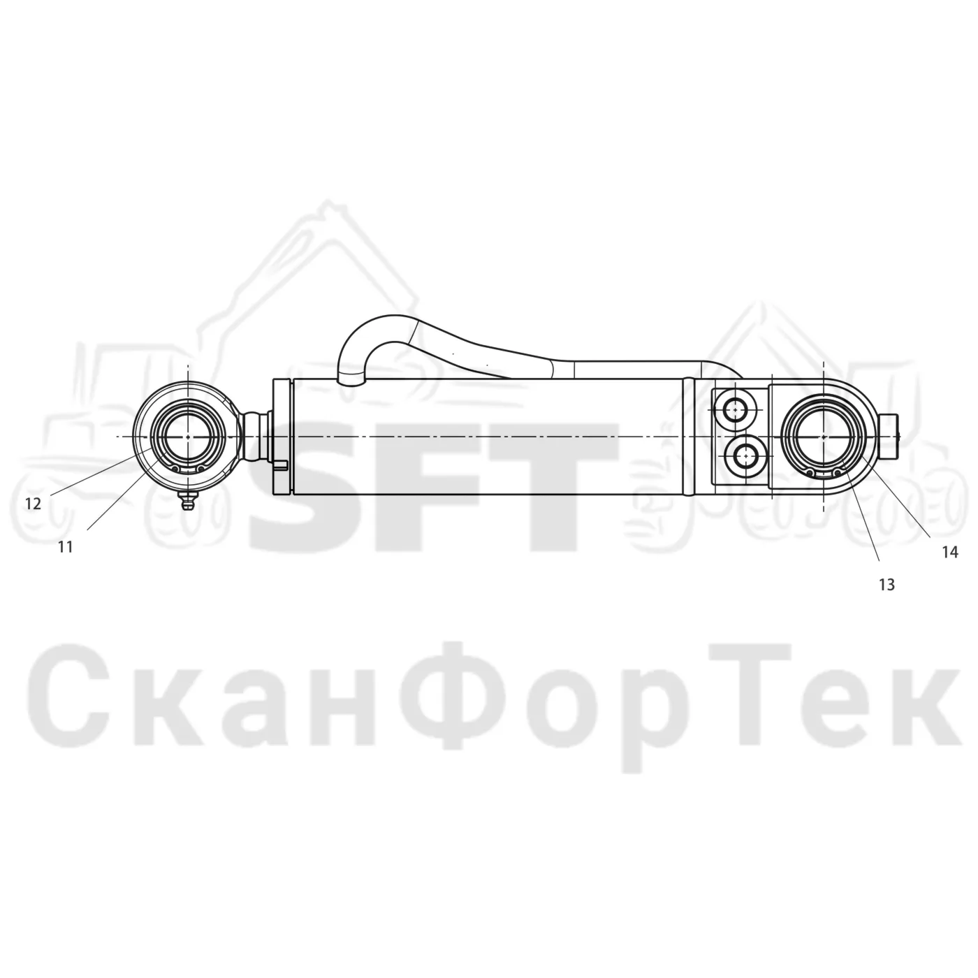 Схема: Комплект запасных частей Цилиндр