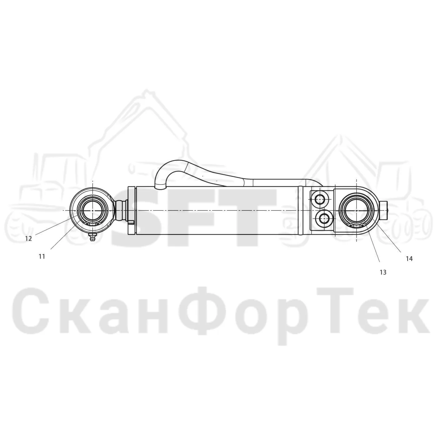 Схема: Запасные части цилиндра