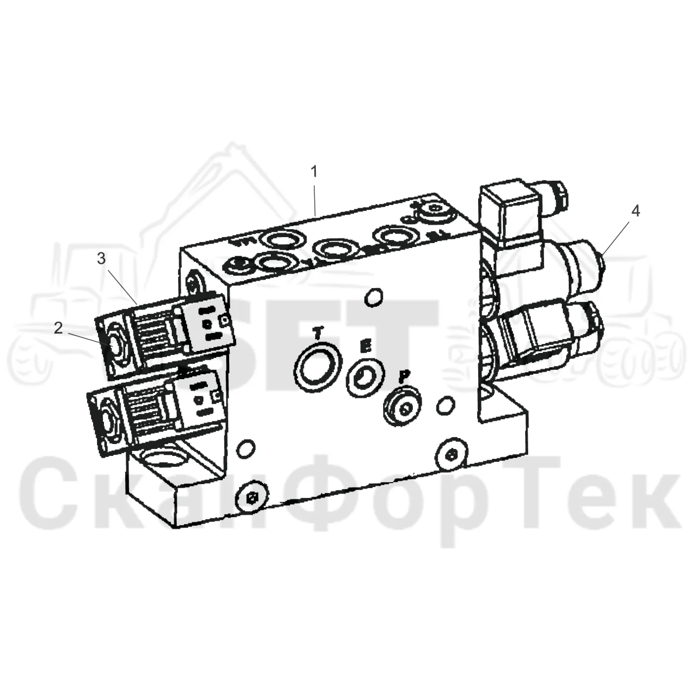 Схема: Торцевая секция L90