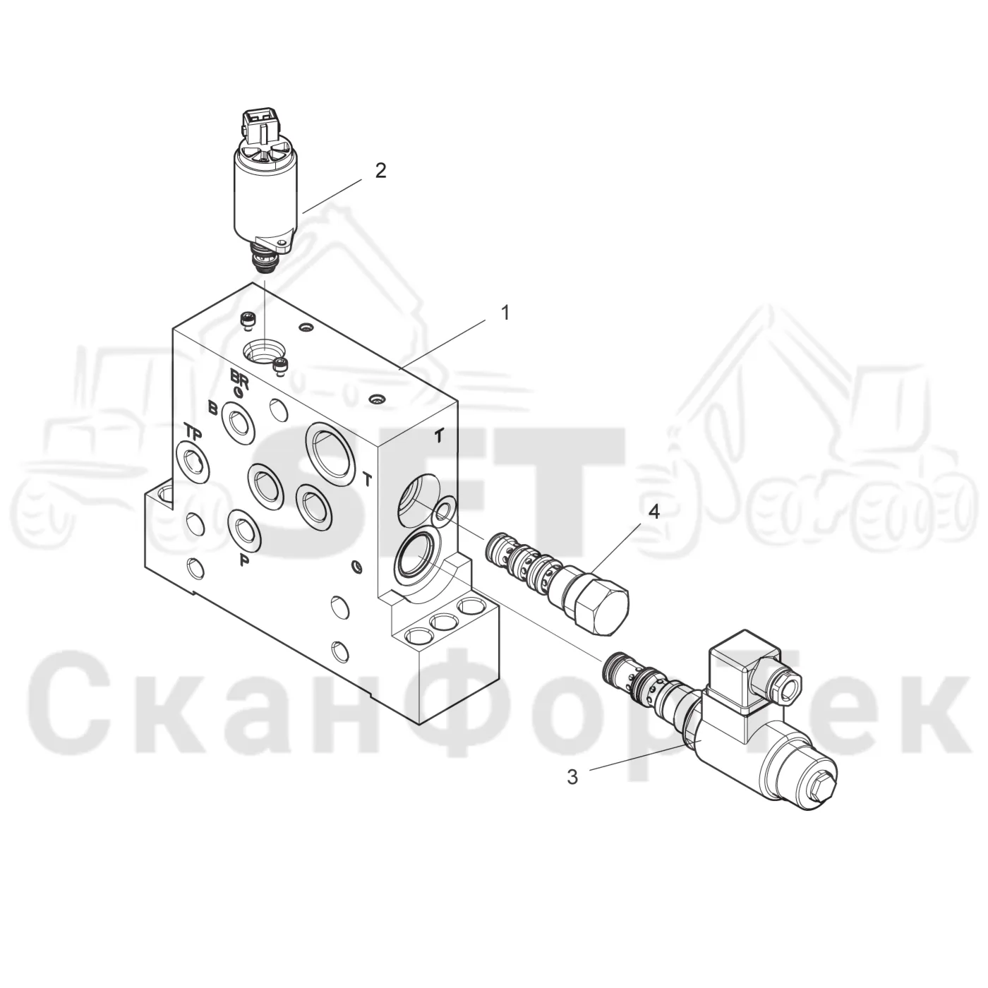 Схема: Торцевая секция K170