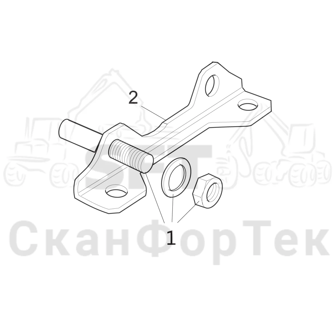 Схема: Торцевая плата K170