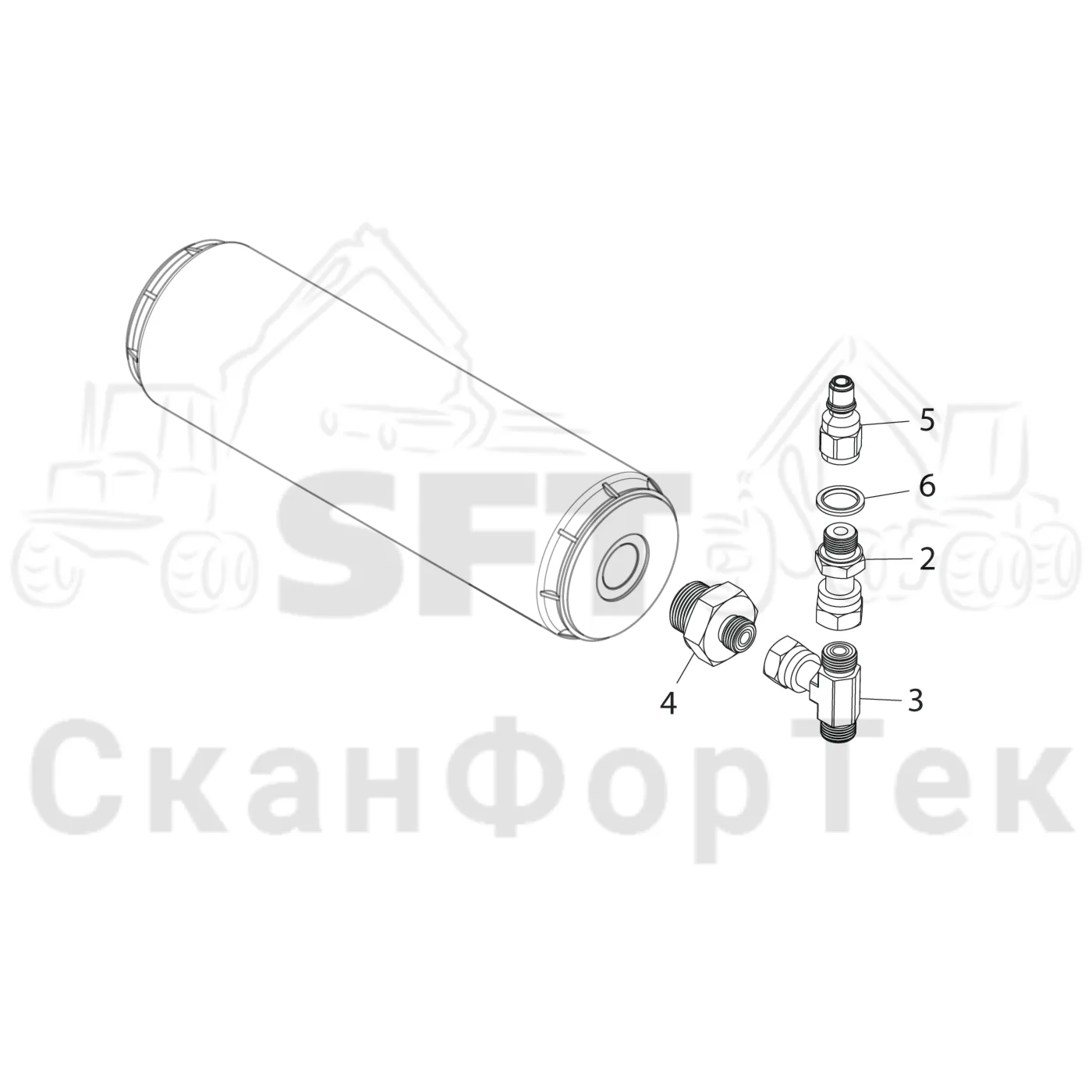Схема: Оборудование для смазки