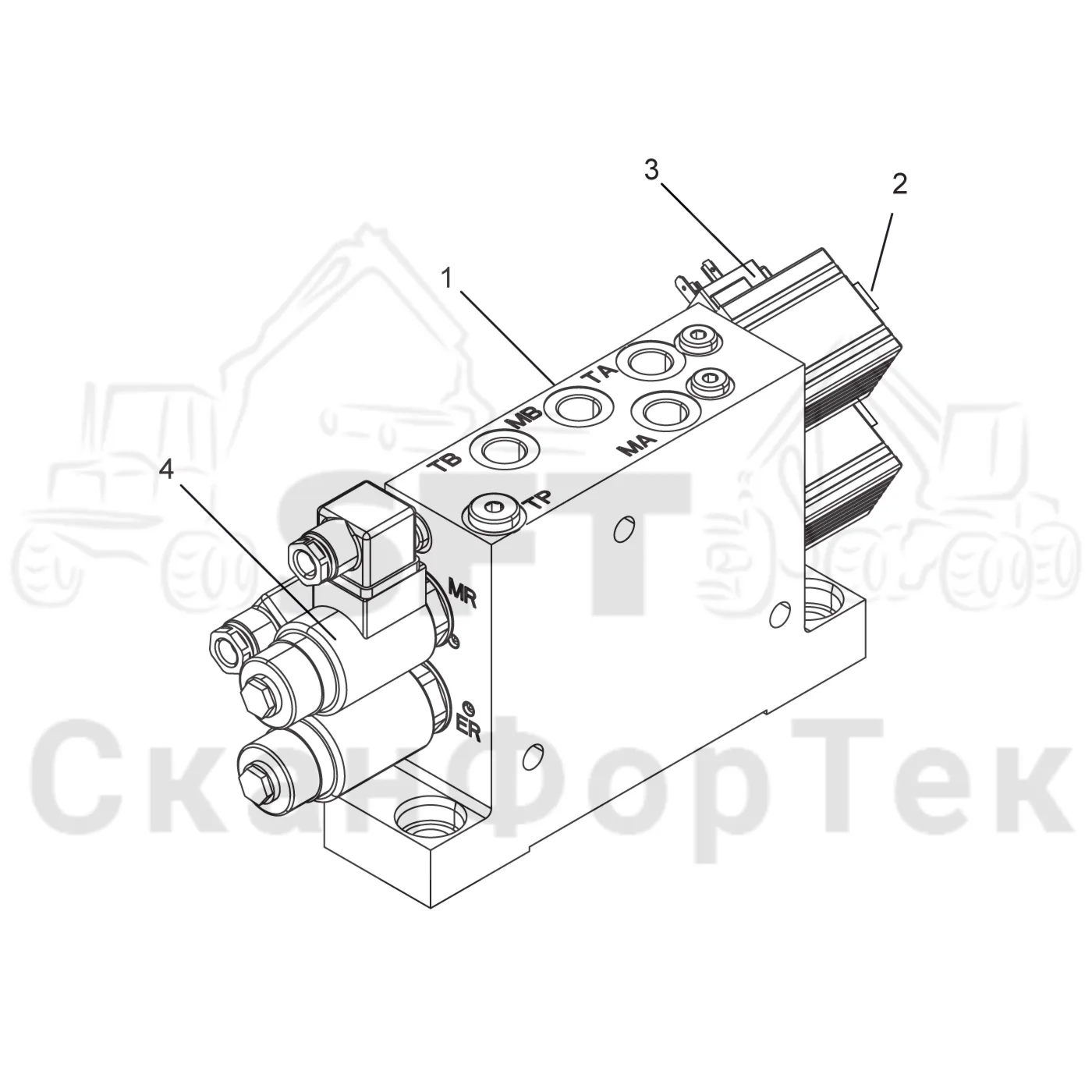 Схема: Торцевая секция L90