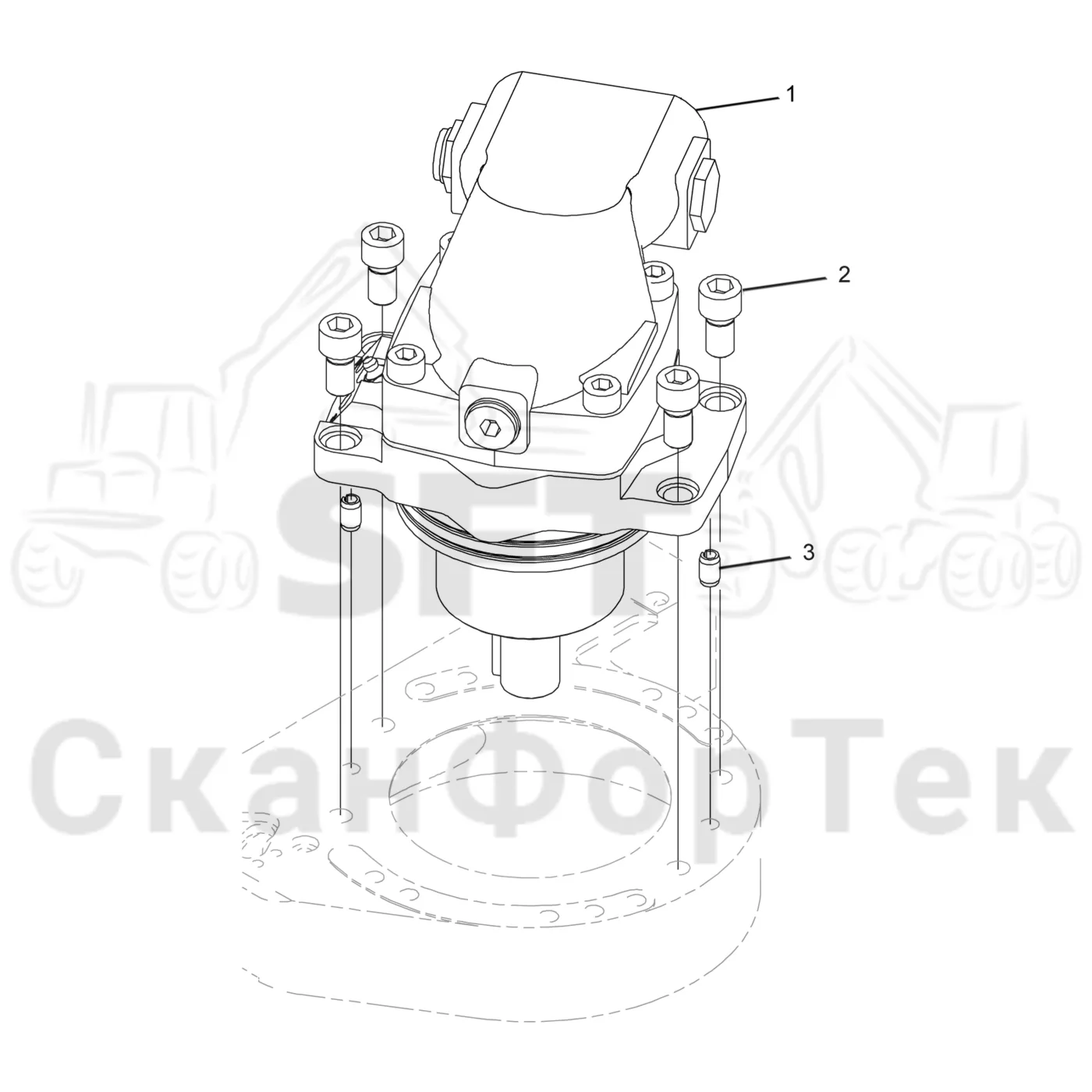 Схема: Saw motor