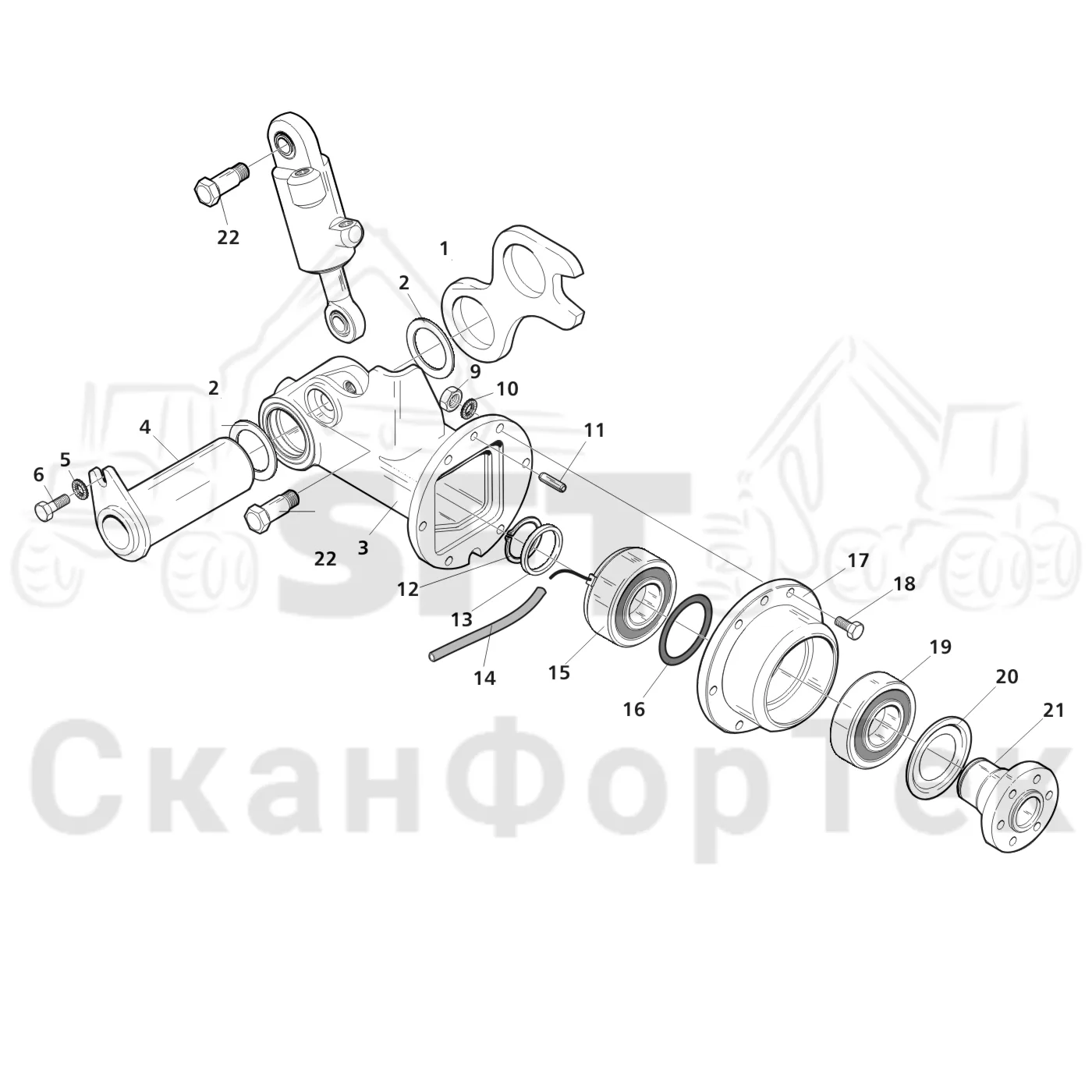 Схема: Измерение длины