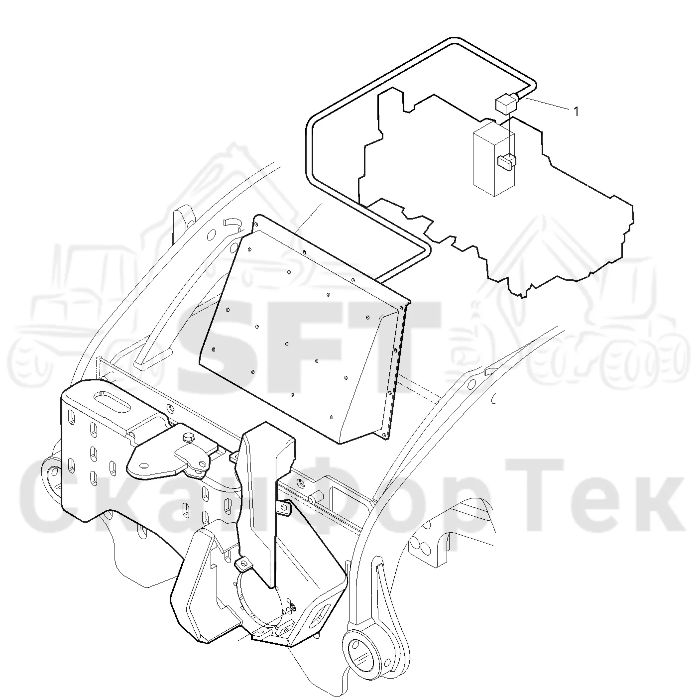 Схема: Valve harness topsaw