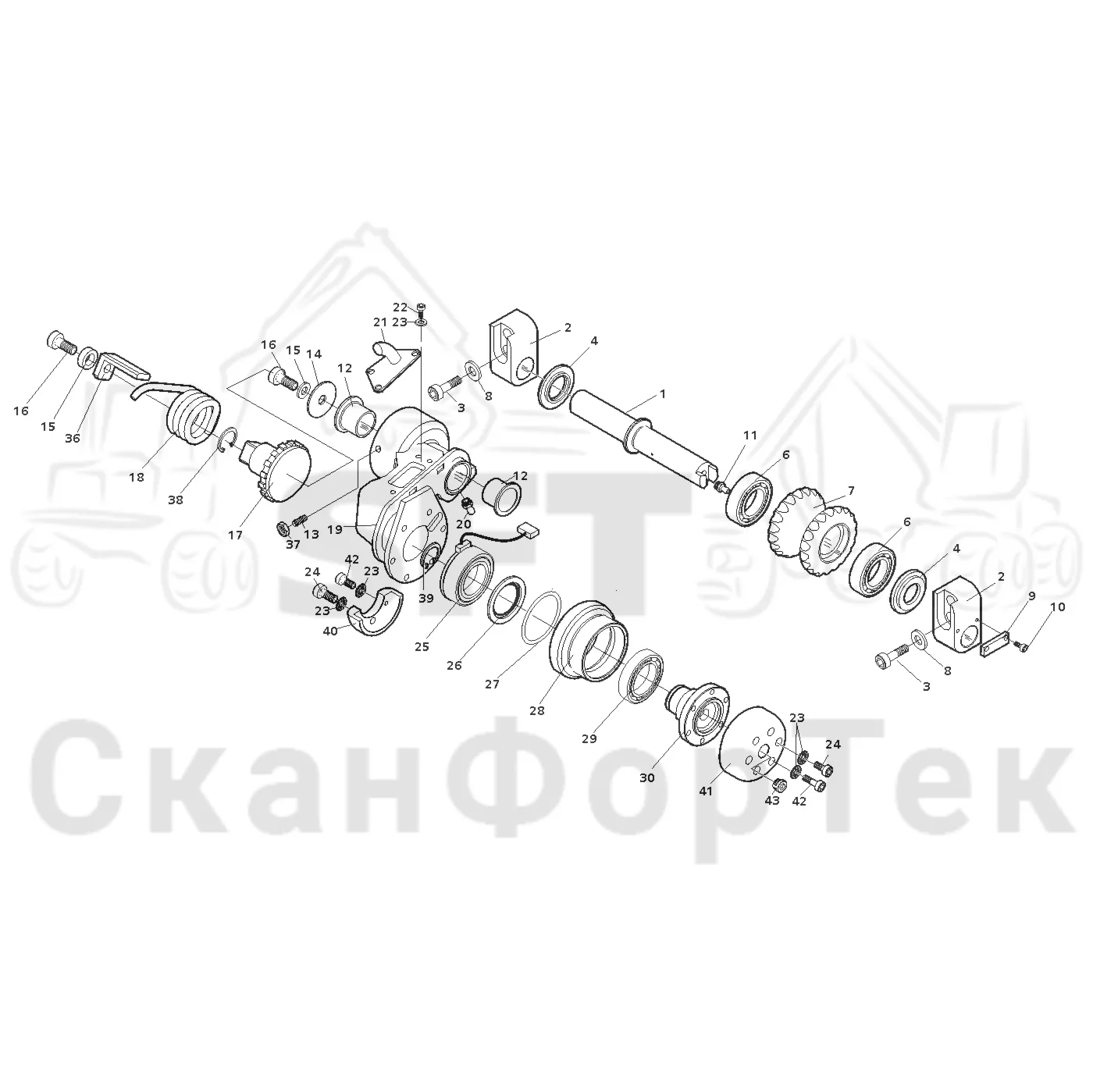 Схема: Измерение длины