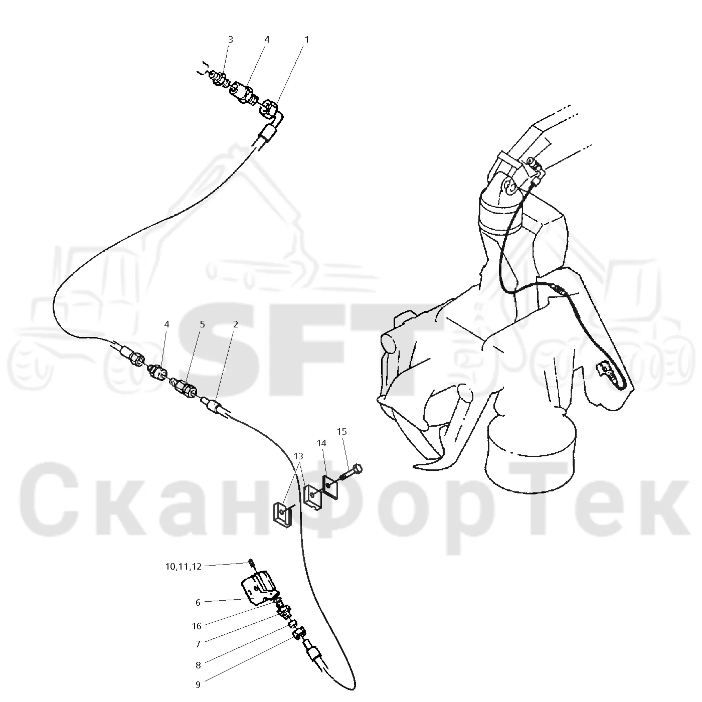 Схема: Stump treatment eq. 998/1400